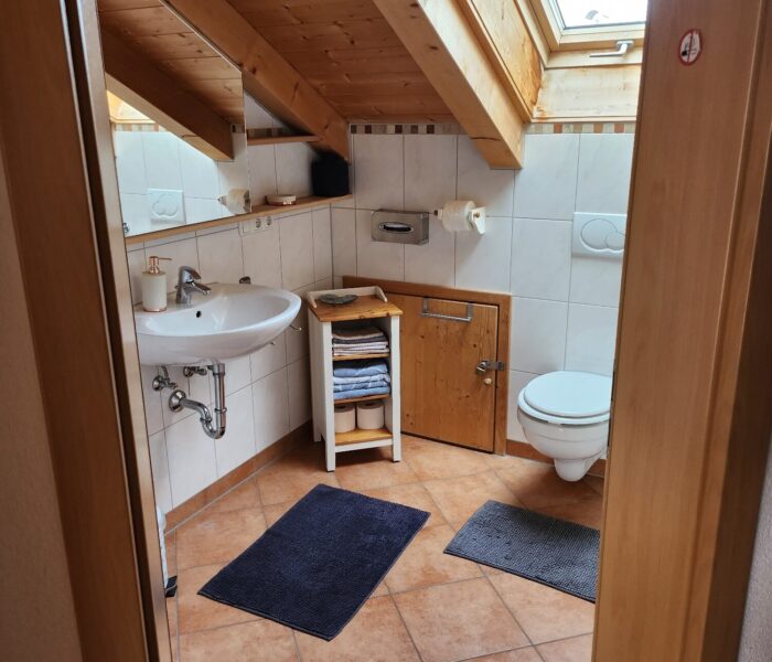 Eingang zum Badezimmer