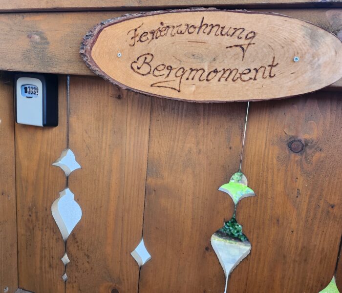 Schlüsselsafe im Eingangsbereich